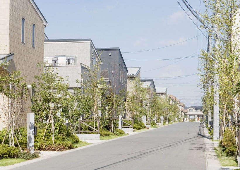 日本城鎮建築圖片