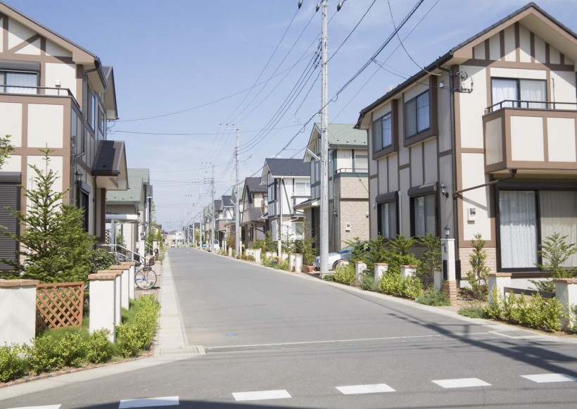 日本城鎮建築圖片