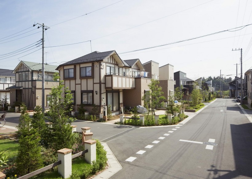 日本城鎮建築圖片