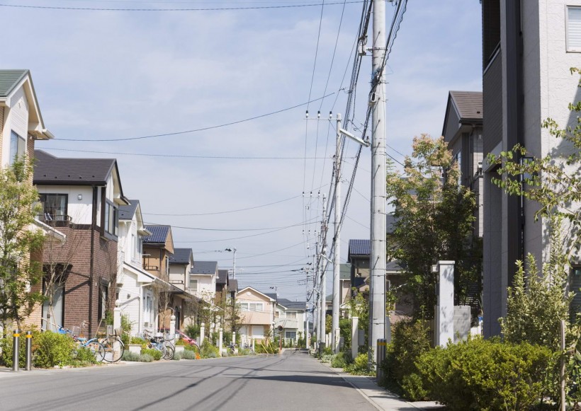 日本城鎮建築圖片