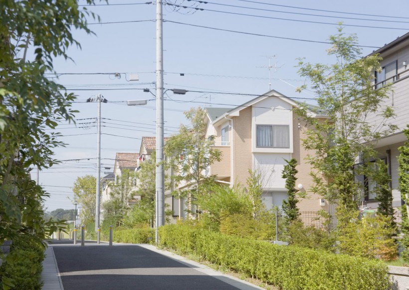 日本城鎮建築圖片