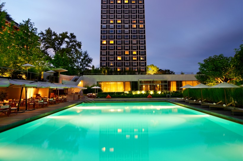 日内瓦洲際酒店-遊泳池及花園圖片