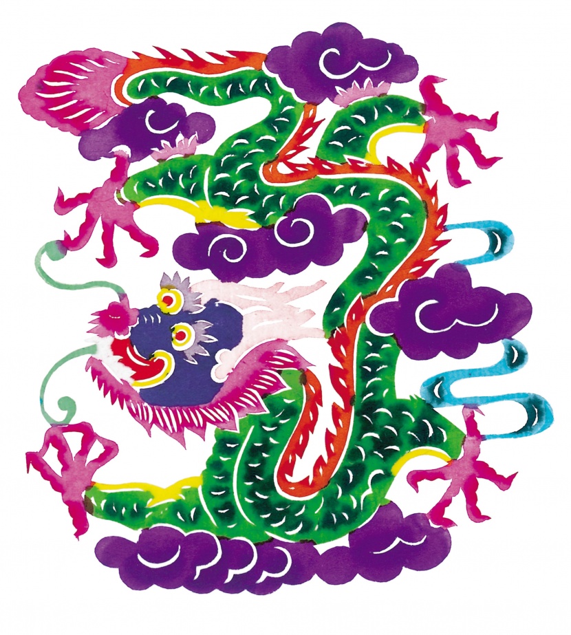 生肖剪紙圖片