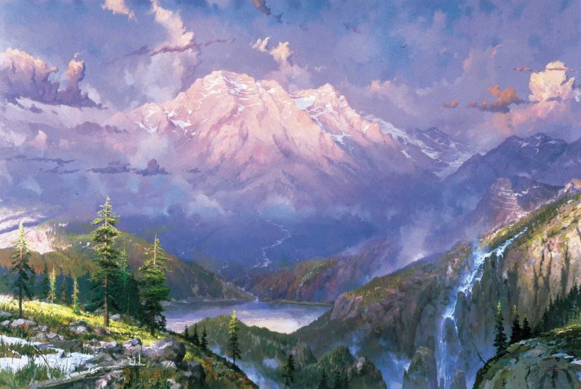 Thomas Kinkade油畫作品圖片