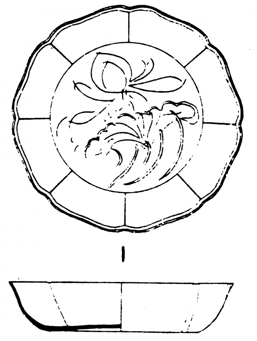 兩宋時期盤子花紋圖片