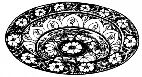 兩宋時期盤子花紋圖片