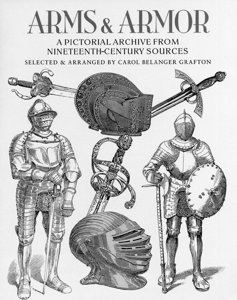 手繪古代兵器盔甲圖片