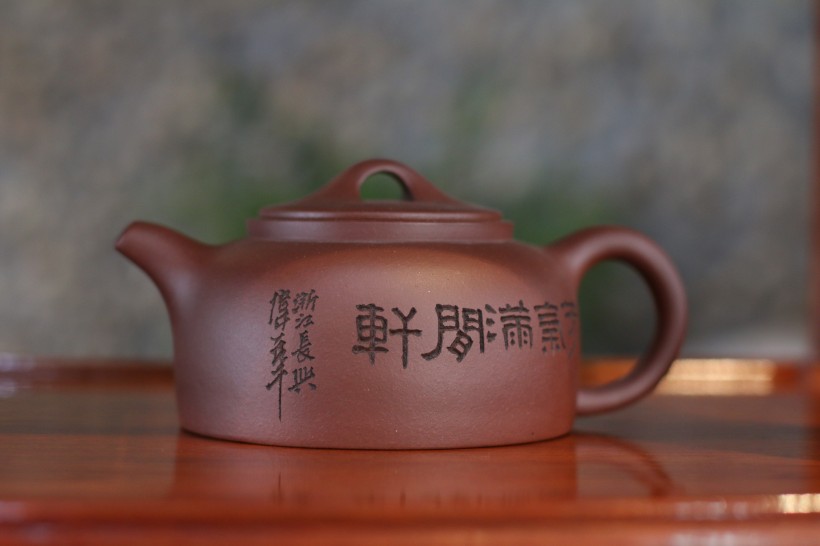 精緻中國風茶具茶壺圖片