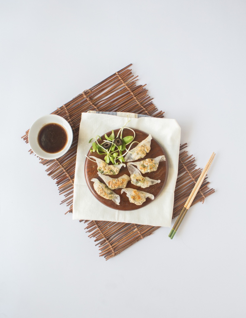 美味好吃的餃子圖片