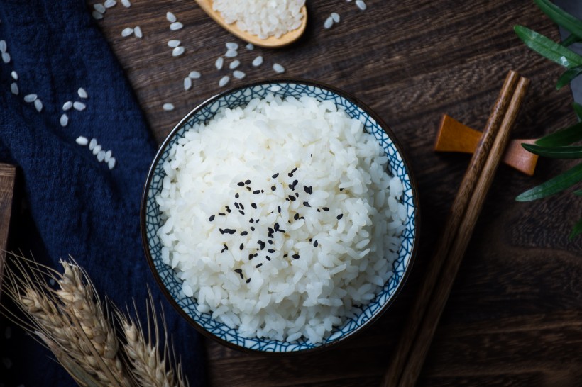 珍珠大米和米飯圖片