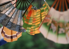 日本傳統油傘圖片