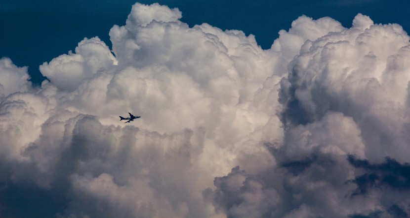 高空飛機圖片