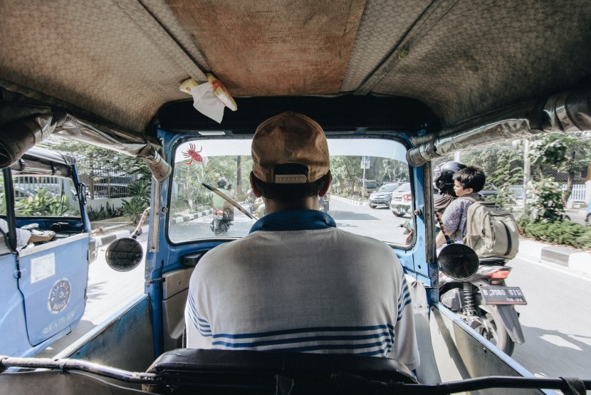 懷舊氣息的黃包車圖片