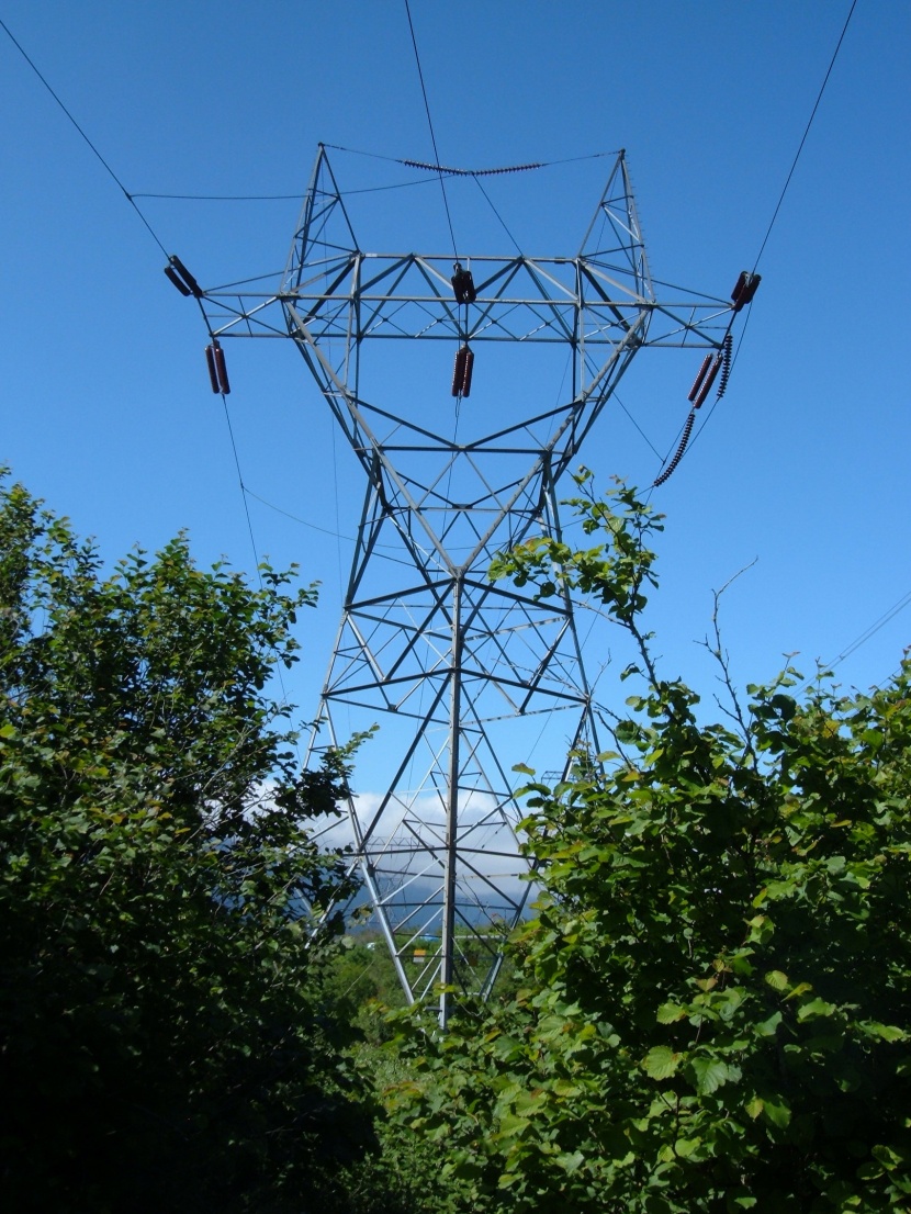 高大的輸電線路鐵塔圖片