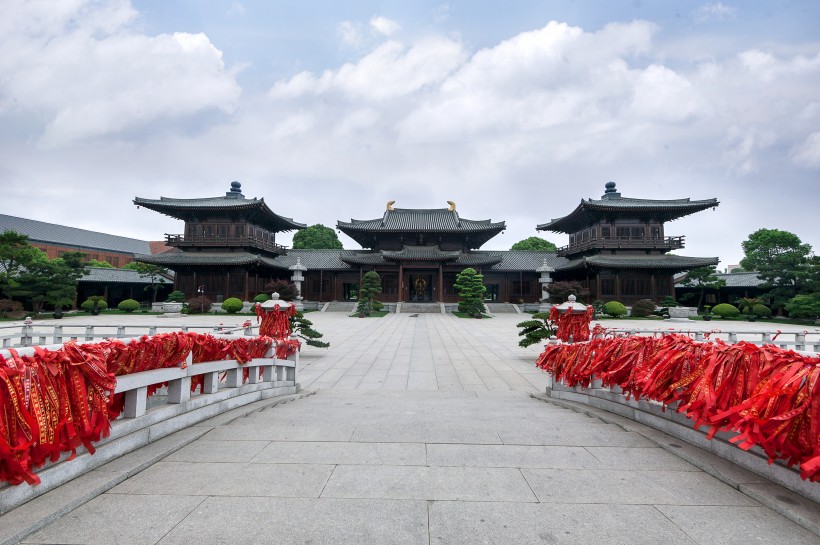 中國寺廟建築圖片