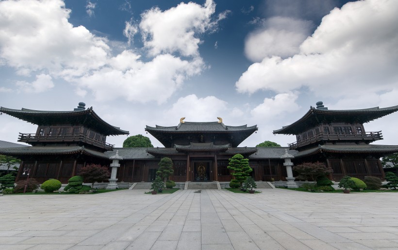 中國寺廟建築圖片