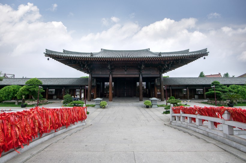 中國寺廟建築圖片