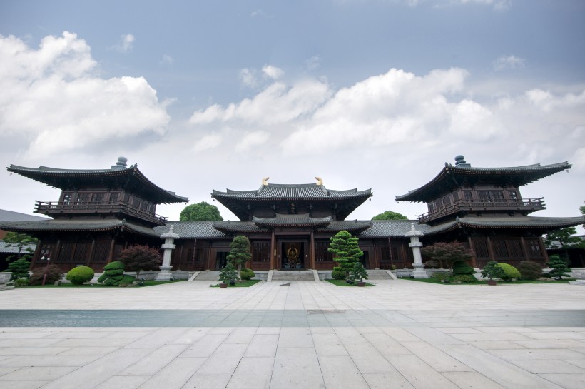 中國寺廟建築圖片