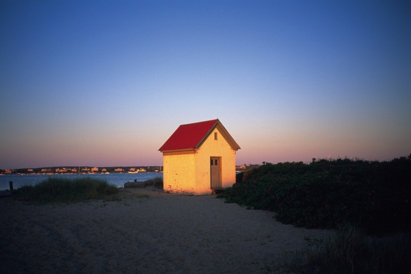 海濱小屋圖片