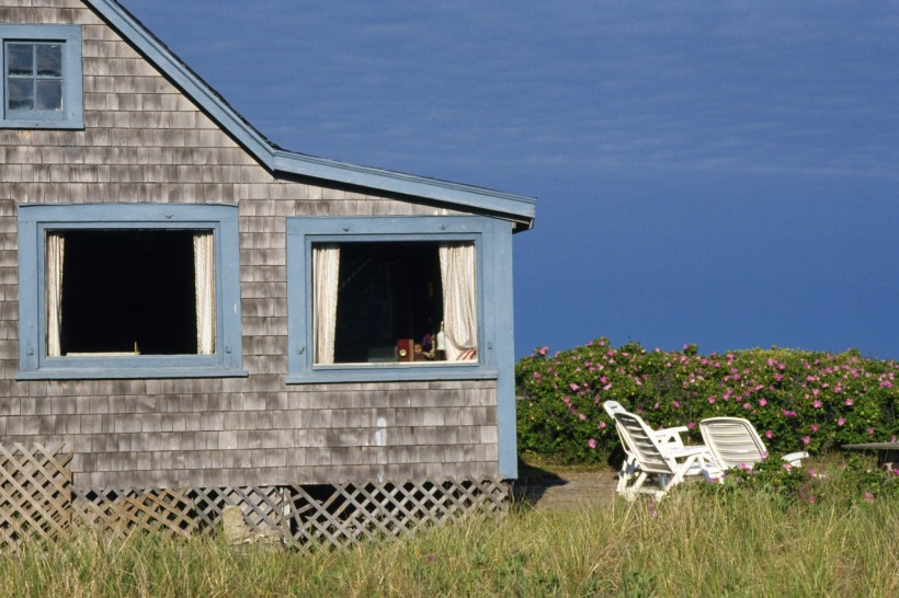 海濱小屋圖片