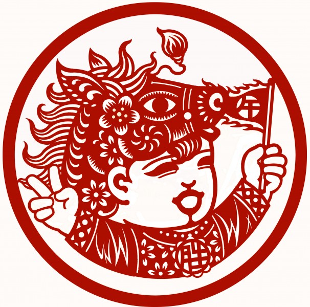 剪紙藝術圖片