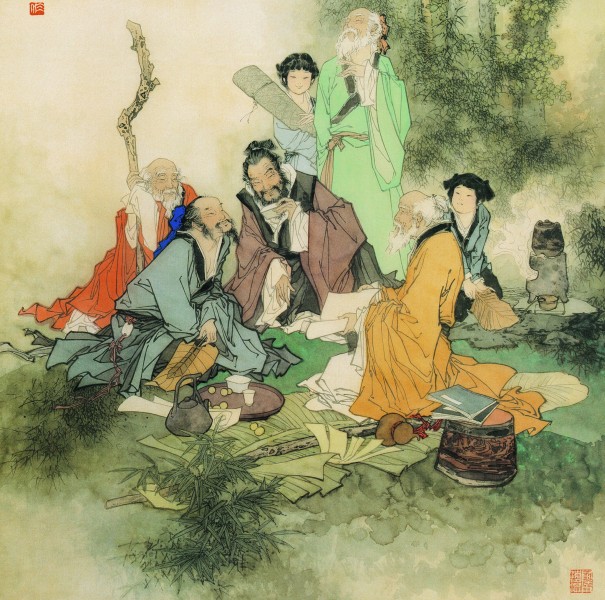 中國古典人物生活圖片