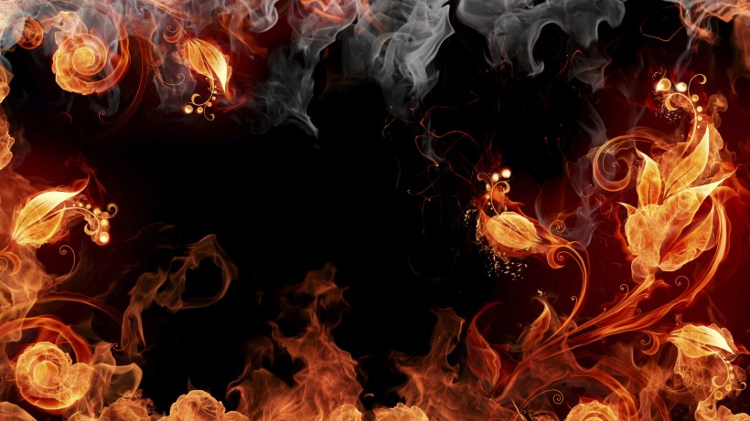 火焰燃燒與火焰藝術圖片