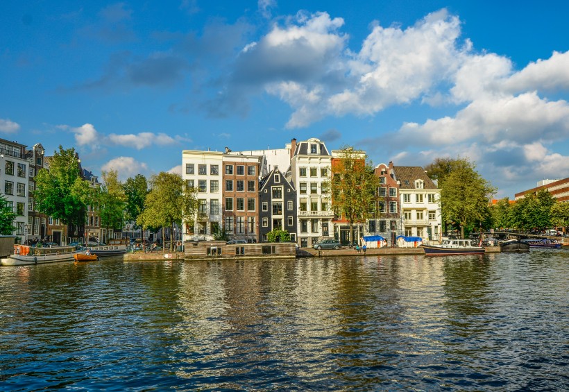 荷蘭阿姆斯特丹建築風景圖片