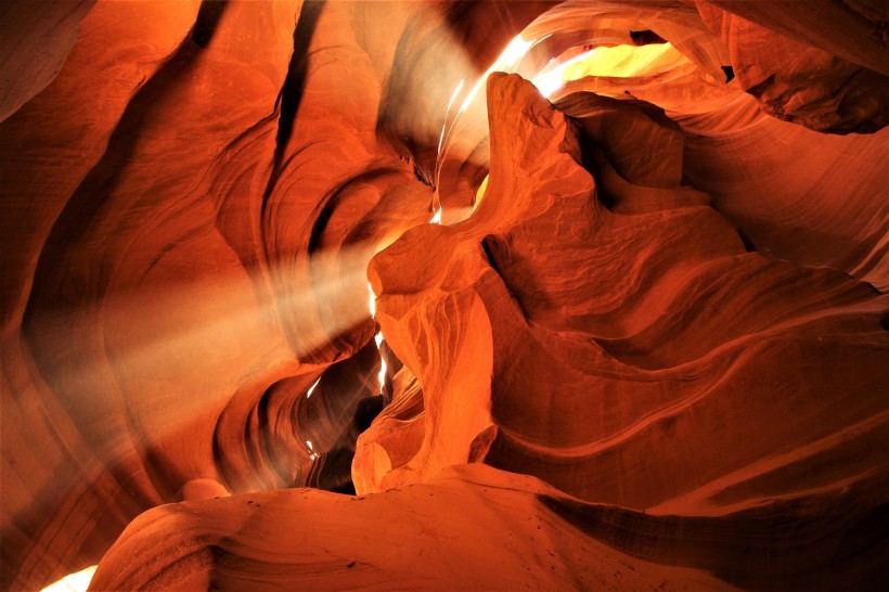 美國亞利桑納州羚羊峽谷風景圖片