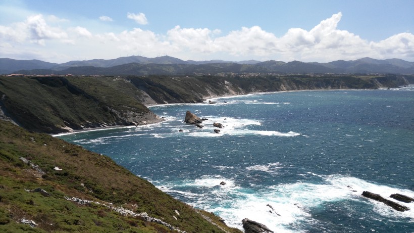 西班牙阿斯圖裡亞斯海岸風景圖片