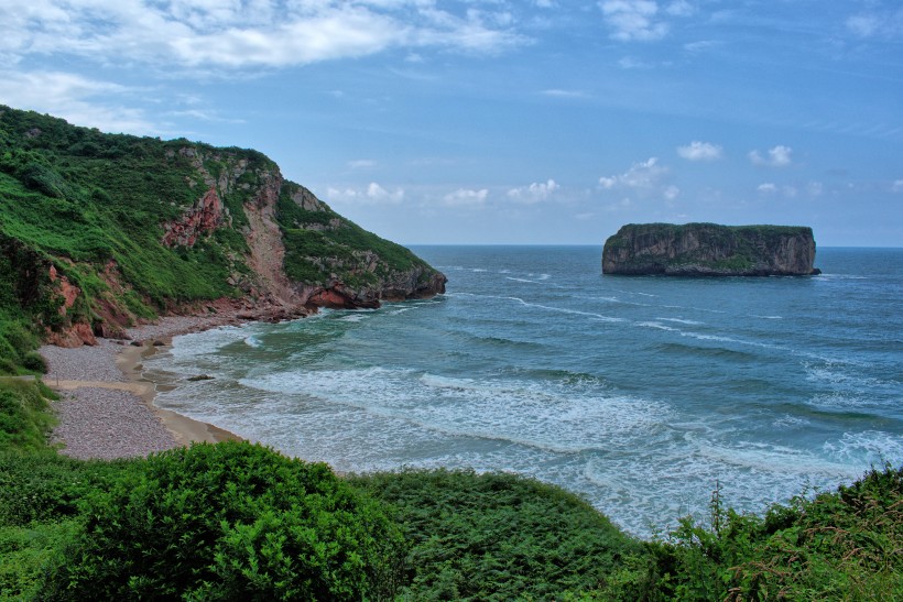 西班牙阿斯圖裡亞斯海岸風景圖片