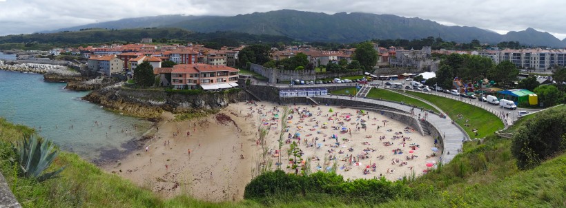 西班牙阿斯圖裡亞斯海岸風景圖片