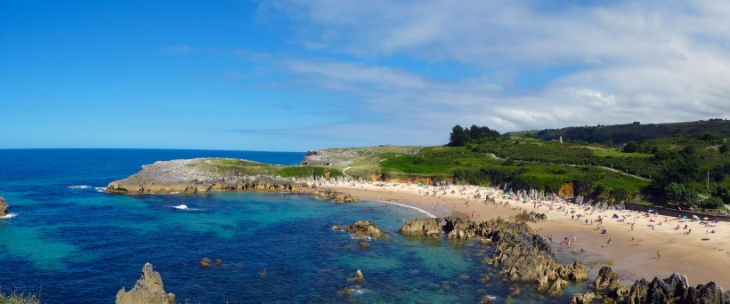 西班牙阿斯圖裡亞斯海岸風景圖片