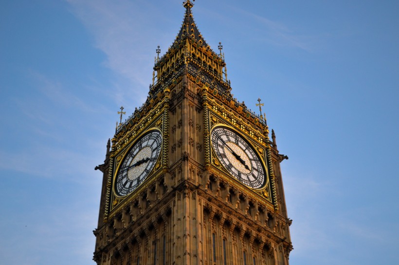英國倫敦大本鐘建築風景圖片