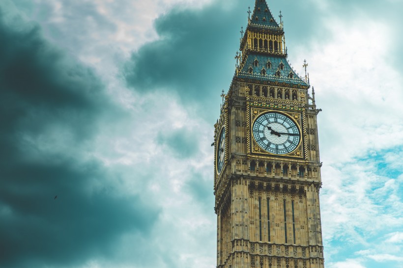 英國倫敦大笨鐘建築風景圖片