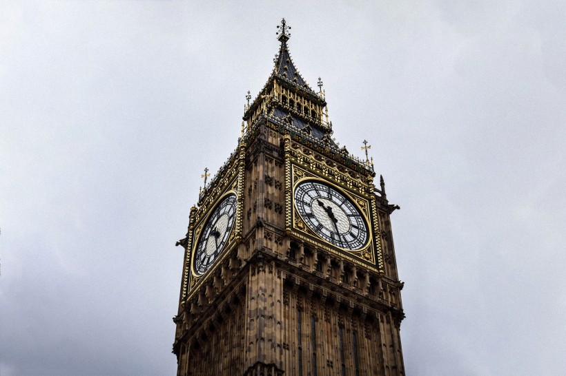 英國倫敦大笨鐘建築風景圖片