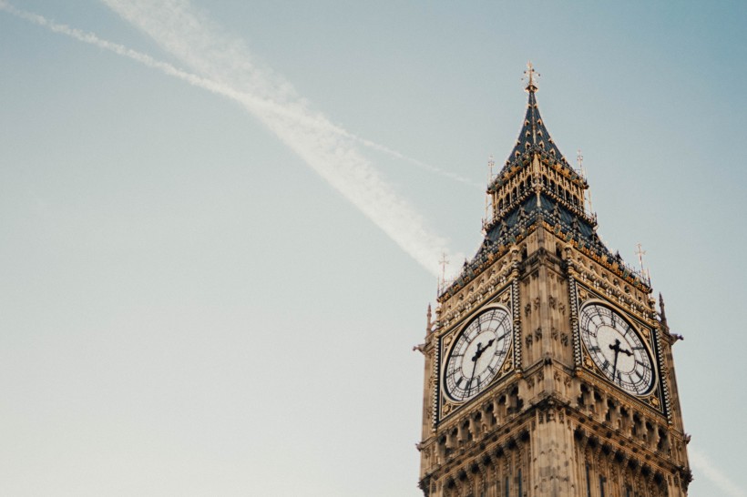 英國倫敦大本鐘建築風景圖片