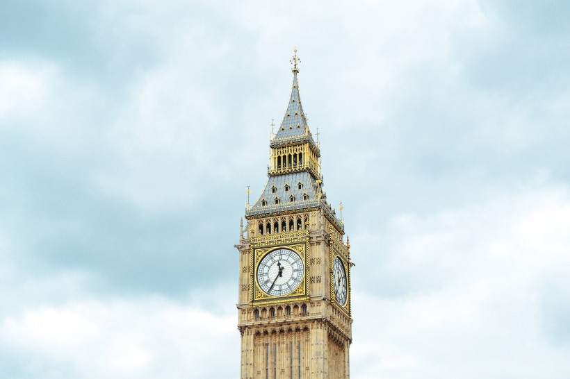 英國倫敦大本鐘建築風景圖片