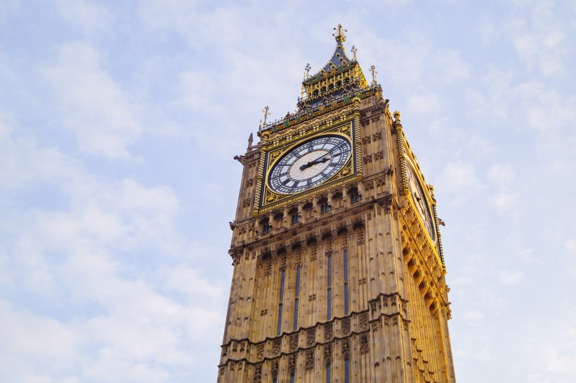 英國倫敦大笨鐘建築風景圖片