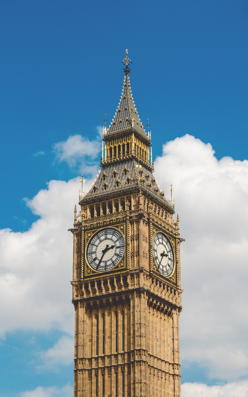 英國倫敦大本鐘建築風景圖片