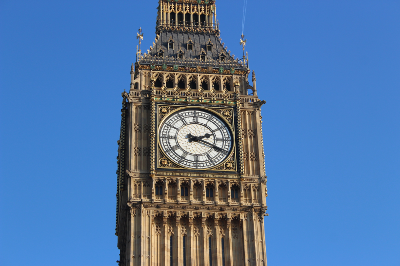 英國倫敦大本鐘建築風景圖片