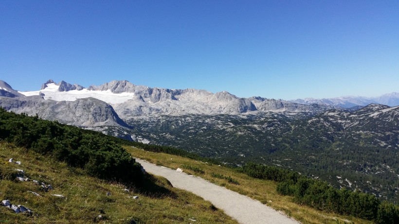 奧地利頂石山自然風景圖片