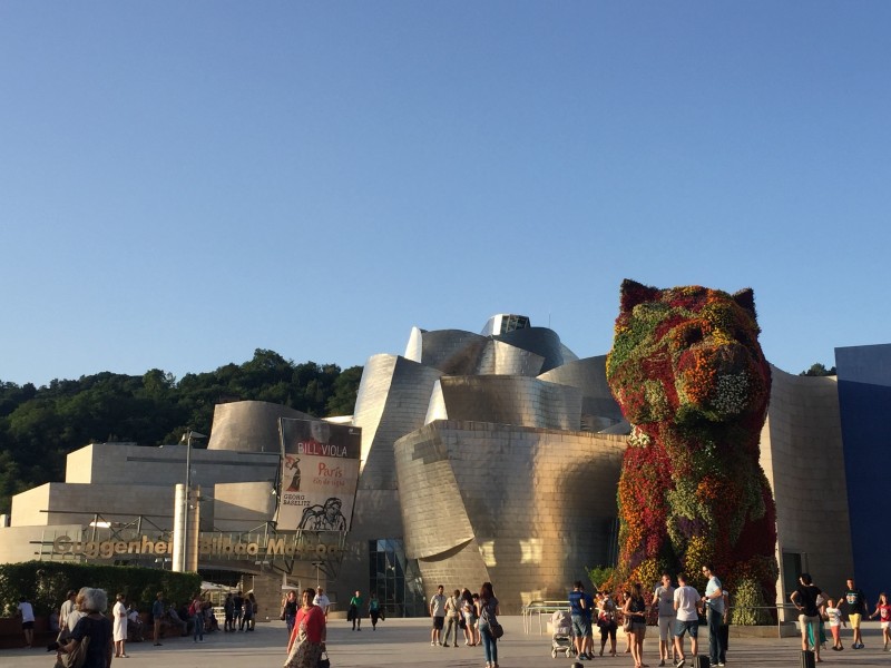 美國紐約古根海姆博物館建築風景圖片