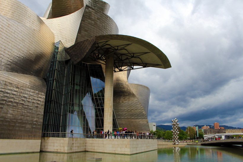 美國紐約古根海姆博物館建築風景圖片