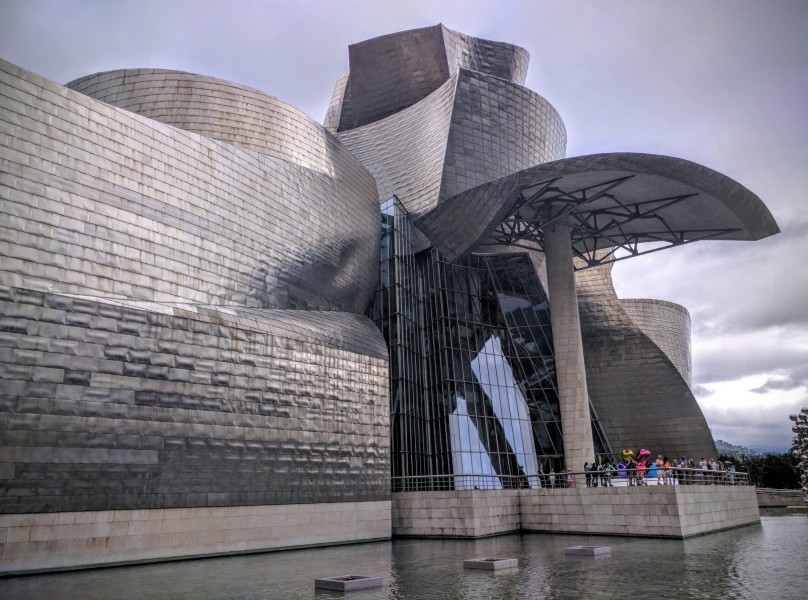 美國紐約古根海姆博物館建築風景圖片