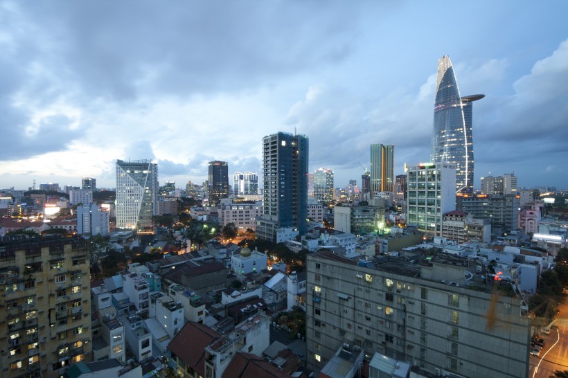 越南胡志明市建築風景圖片