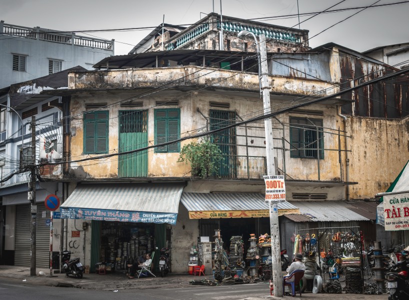 越南胡志明市建築風景圖片