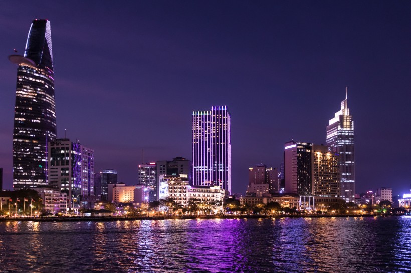 越南胡志明市建築風景圖片