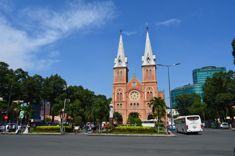 越南胡志明市建築風景圖片