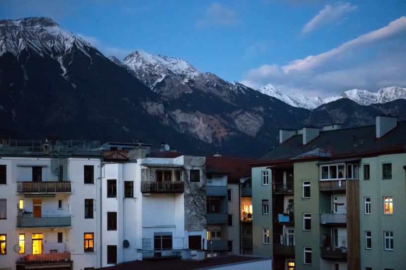 奧地利因斯布魯克建築風景圖片